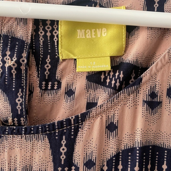 Maeve Zola Bear Print Mini Dress Size 12 - Picture 3 of 6